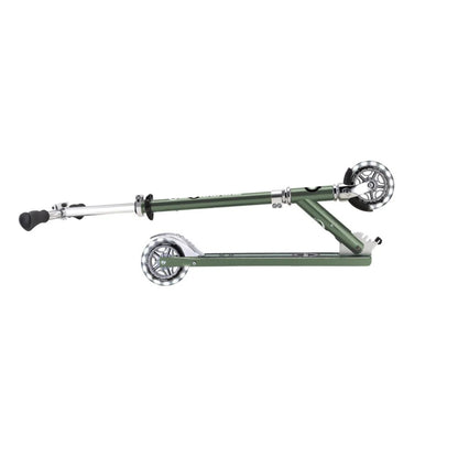 Trottinette Globber Flow Elements Lights Chrome Olive