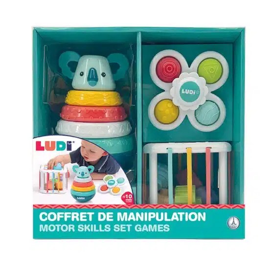 Ludi Coffret jeu de manipulation multicolore