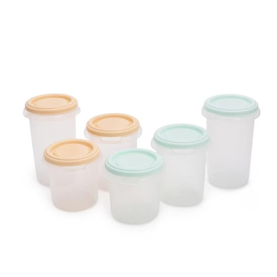 Miniland Set 6 Pots de Conservation Multicolore