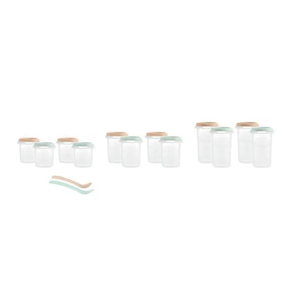 Miniland Set 12 Pots de Conservation Multicolore