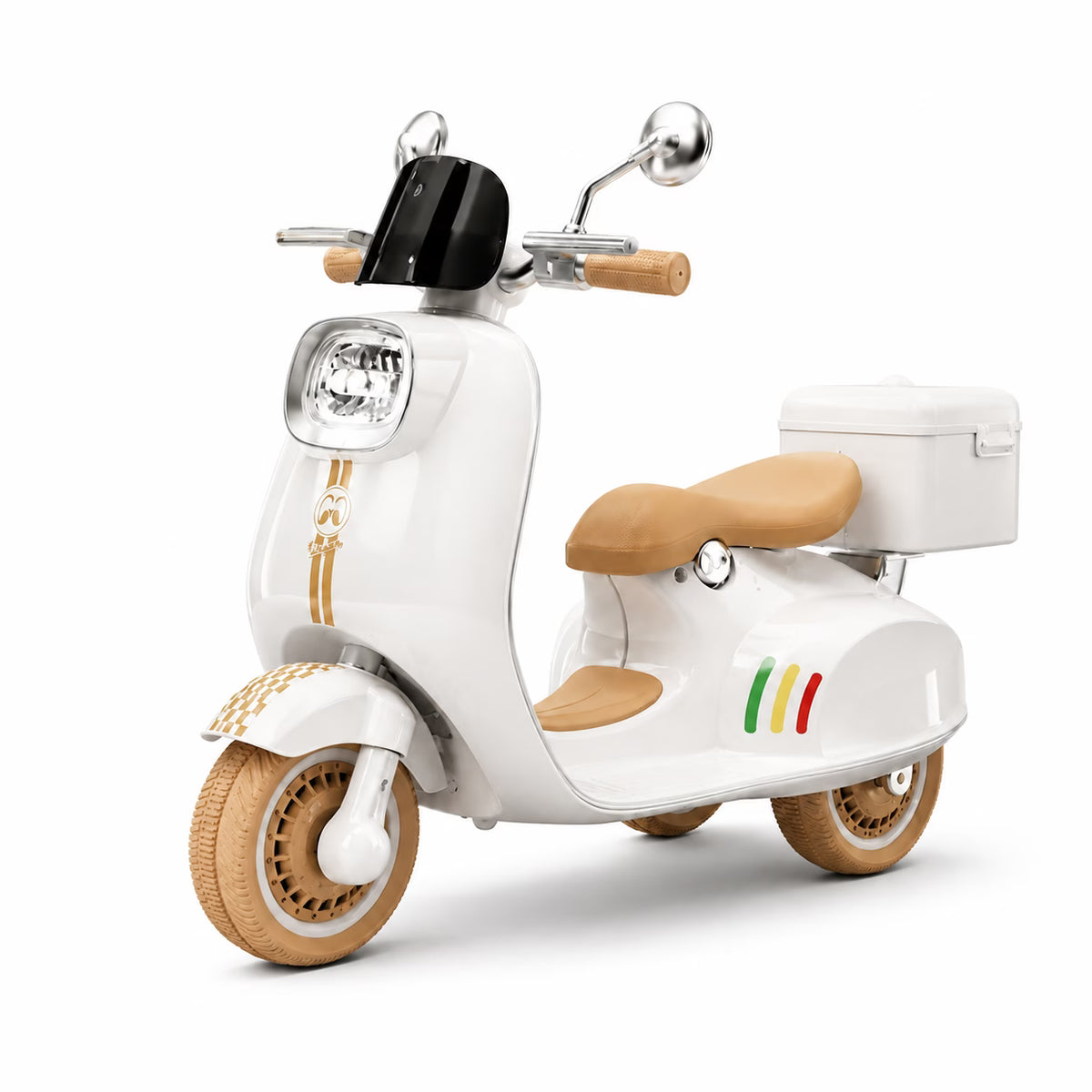 Moto Vespa Électrique 12V gris clair
