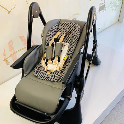 Chaise haute multifonctionnelle Noir – Kidilo