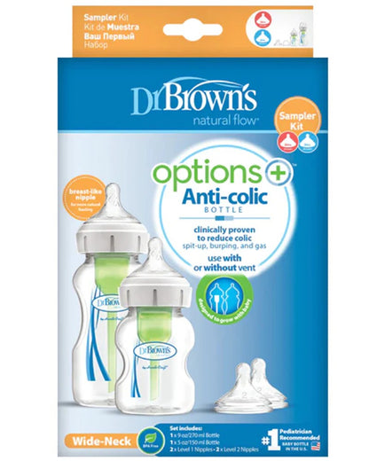 Dr. Brown’s Pack 2 biberons + 2 tétines