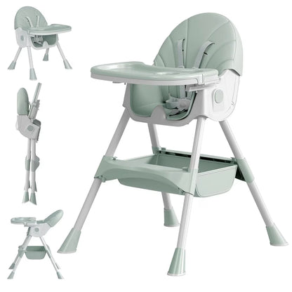 Chaise haute évolutive 5-en-1 kidilo-beige
