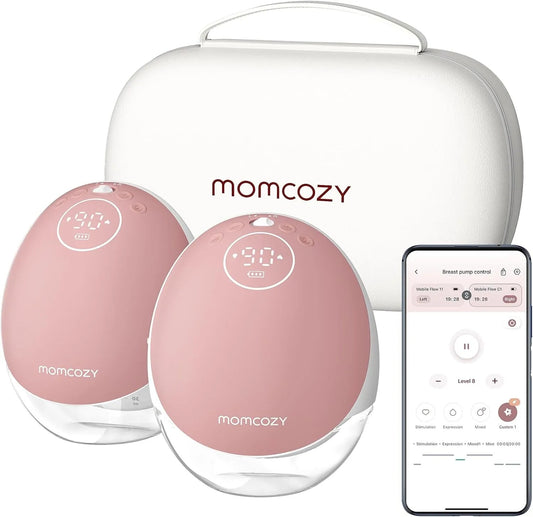 Tire-Lait M9 Mobile Flow Duo Momcozy Mains Libres