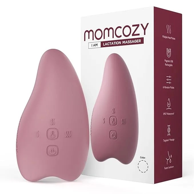 Momcozy Masseur d’allaitement chauffant 2 en 1