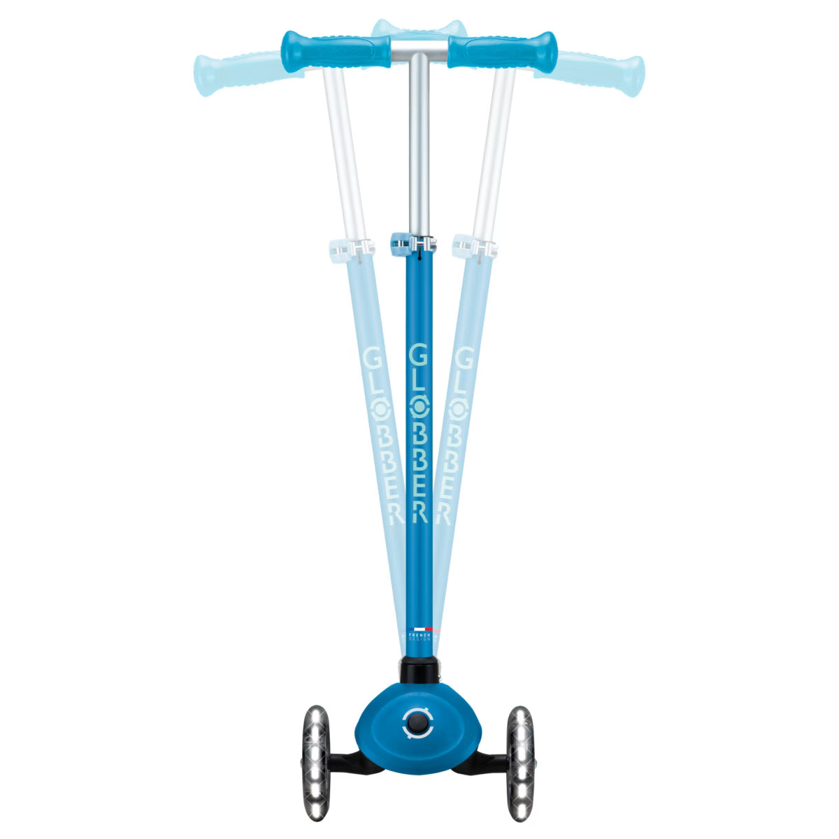 Trottinette Globber PRIMO PLUS LIGHTS GLOW – Bleu