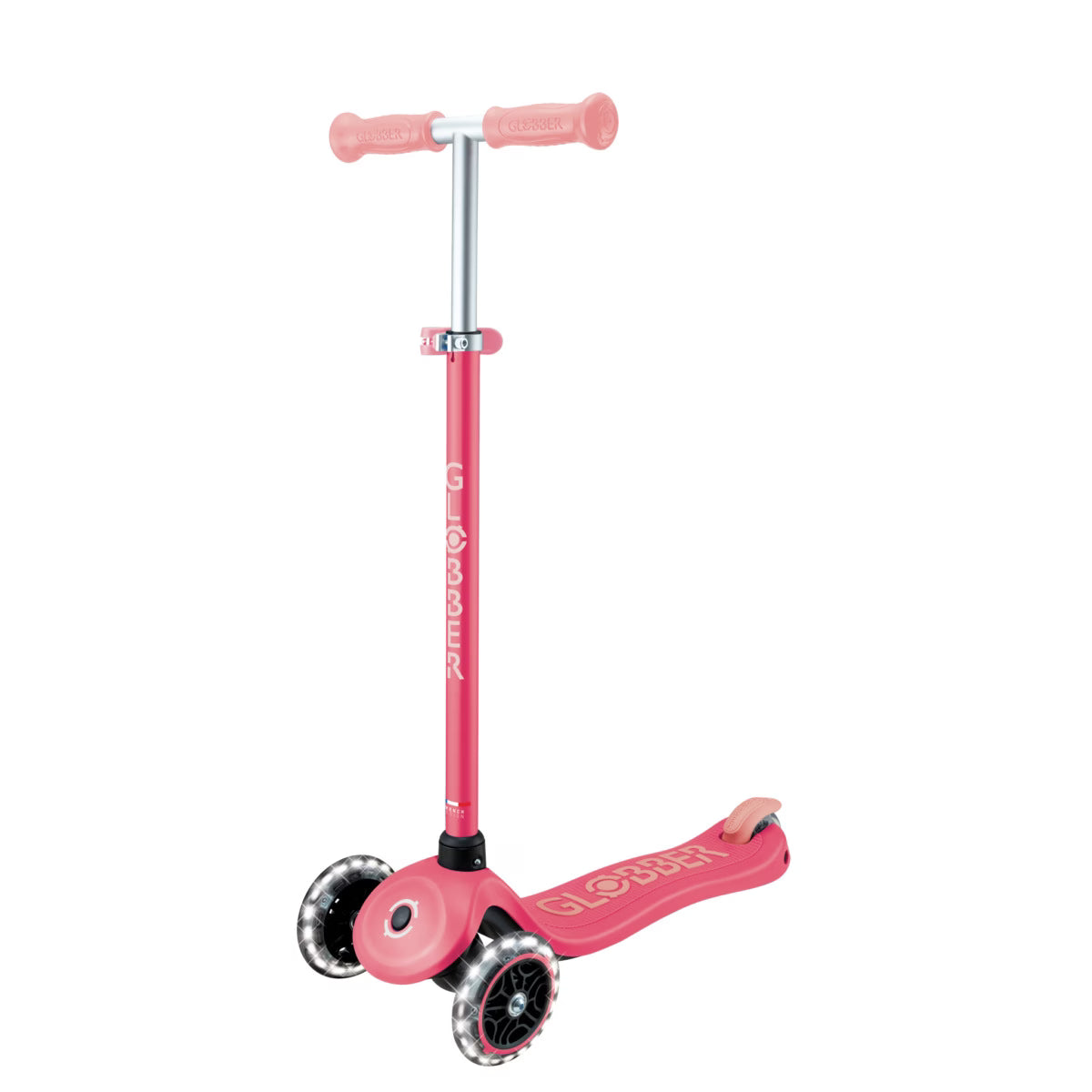 Trottinette Globber PRIMO PLUS LIGHTS GLOW – Rose