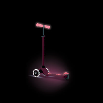 Trottinette Globber PRIMO PLUS LIGHTS GLOW – Rose