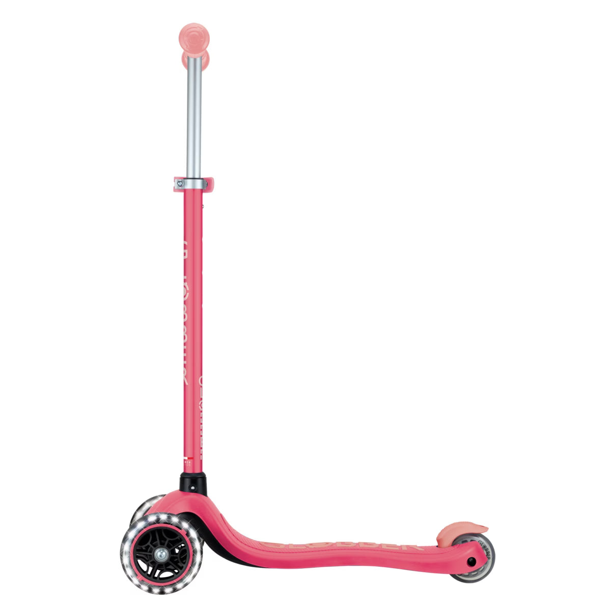 Trottinette Globber PRIMO PLUS LIGHTS GLOW – Rose