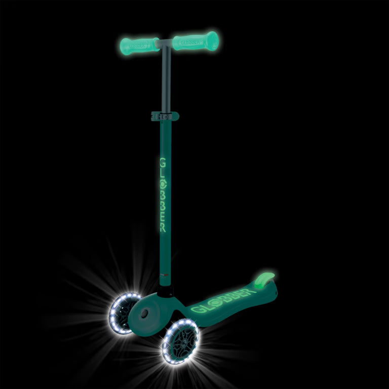 Trottinette Globber PRIMO PLUS LIGHTS GLOW – Mint