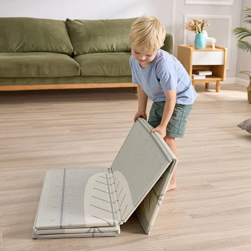 Tapis de jeu pliable double face Hape 177×147 cm
