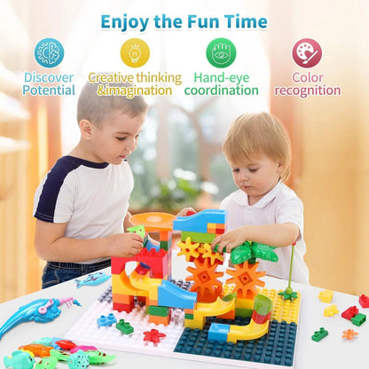 activity table blocks 5in1 double face < 105pcs