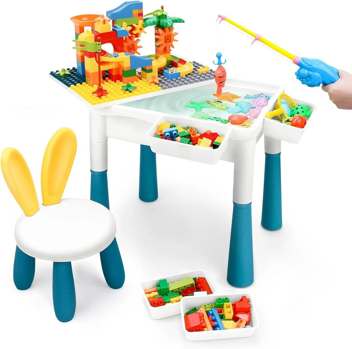 activity table blocks 5in1 double face < 105pcs