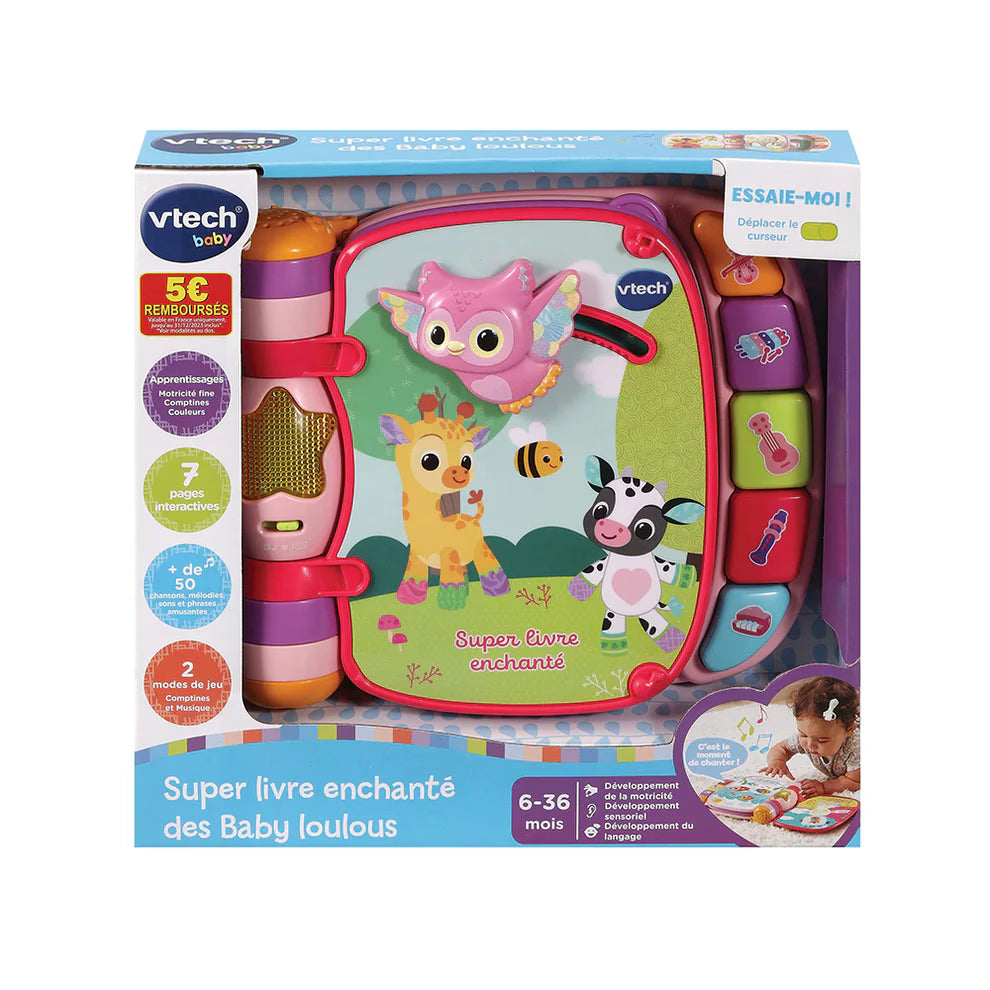 Super Livre Enchanté des Bébés Loulous – Vtech