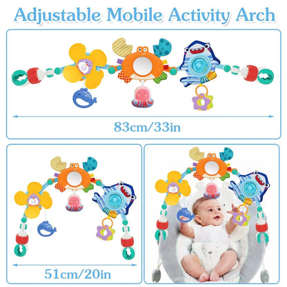 Jouet Éducatif Multicolore avec Animaux et Fleurs