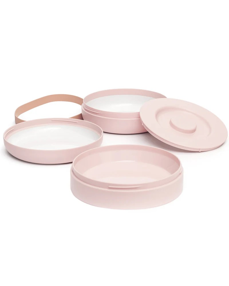 Suavinex Set de Deux Assiettes Alimentaires – Rose