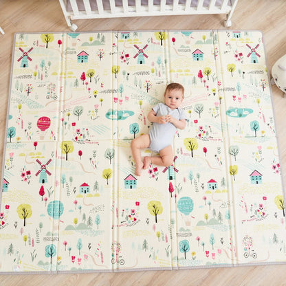 Tapis de Jeu en mousse, épais et pliable pour enfants