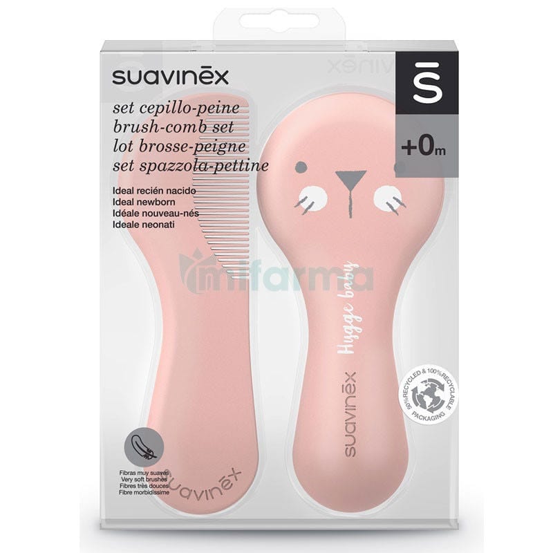 Suavinex Brosse et Peigne – Rose