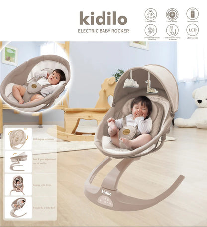 BALANÇOIRE ÉLECTRIQUE POUR BÉBÉ KIDILO