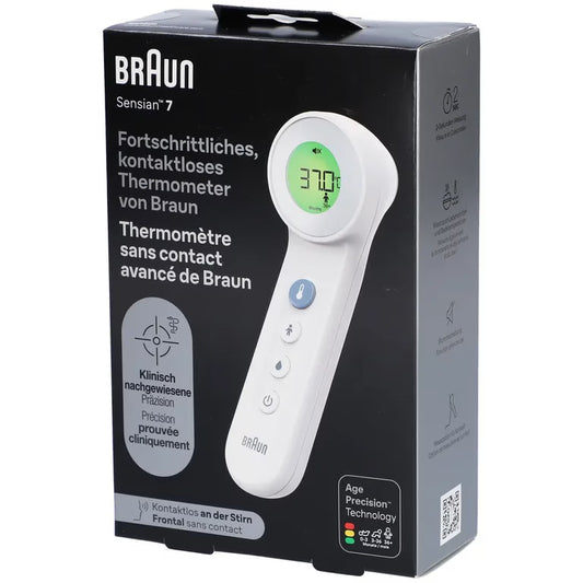 Braun Thermomètre Frontal Sans Contact + Contact Age Precission BNT400 1