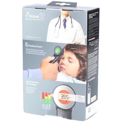 Braun Thermomètre frontal sans contact + contact avec Age Precision® – Noir BNT400BWE