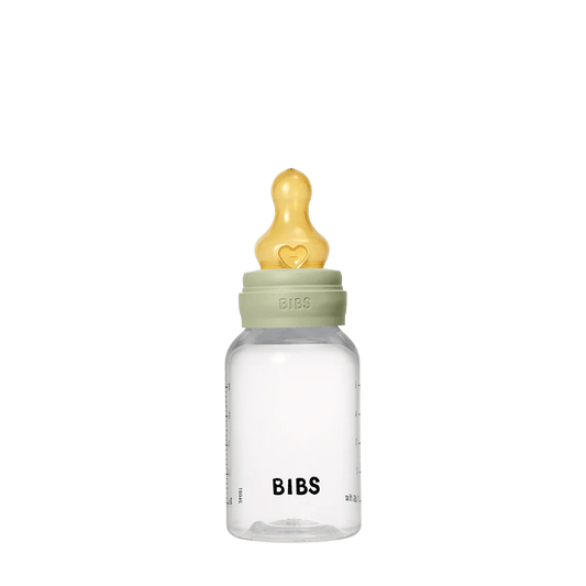 BIBS – Biberon rond 150 ml en latex Slow Flow – Sage