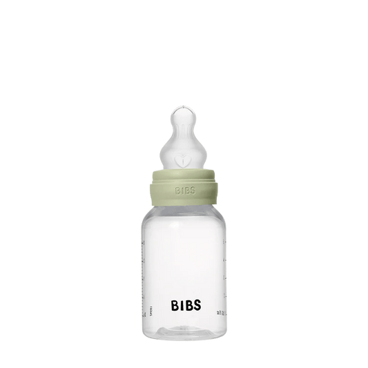 BIBS – Biberon rond 150 ml en silicone slow flow – Sage