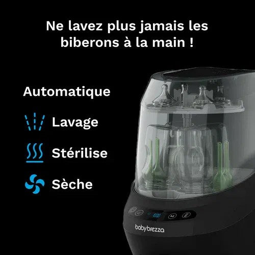 Babybrezza Lave-biberons Multifonctions Bottle Washer Pro Noir