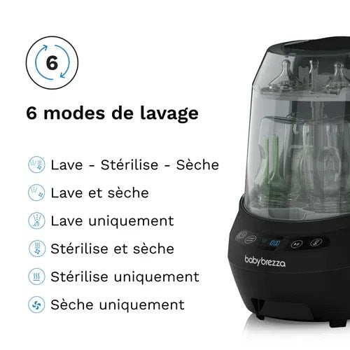 Babybrezza Lave-biberons Multifonctions Bottle Washer Pro Noir