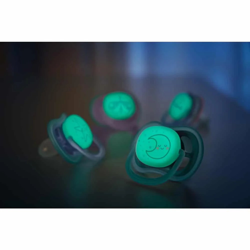 Philips AVENT Sucettes Ultra Air Night Boy 0-6m