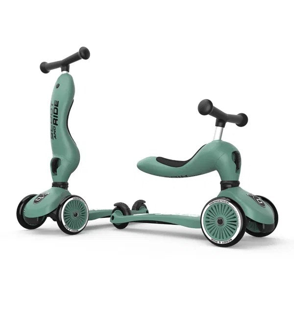 Scoot And Ride Trottinette 2en1 Highwaykick 1 – Forest