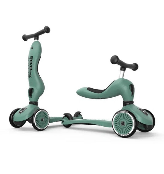 Scoot And Ride Trottinette 2en1 Highwaykick 1 – Forest