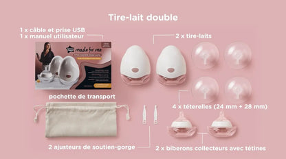 tire-lait portable made for me double _ tommee tippee
