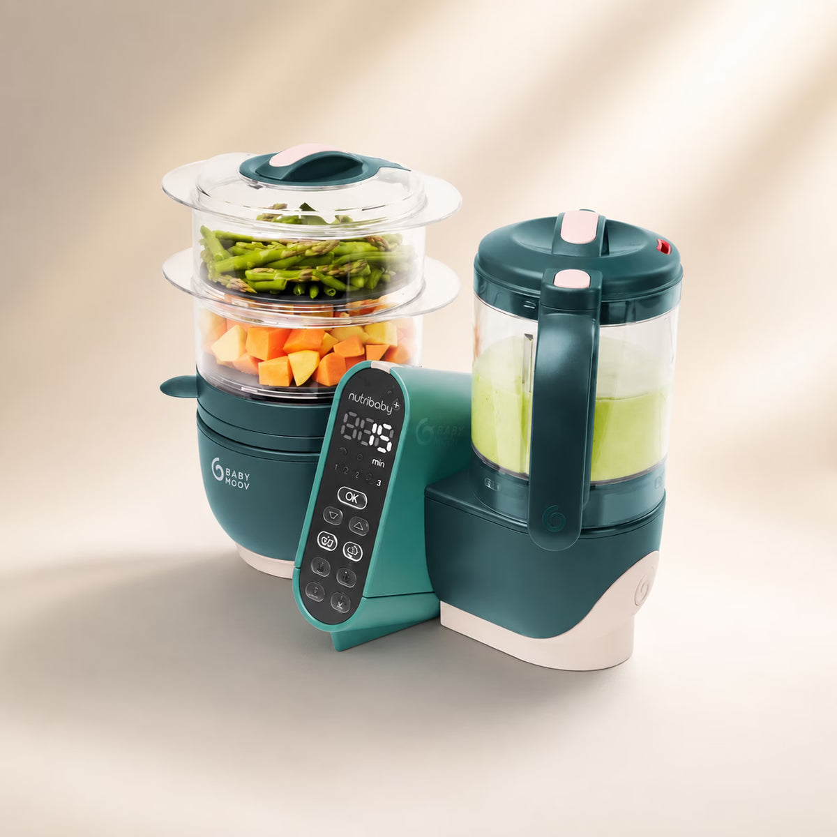Robot Cuiseur Nutribaby (+) Opal Green – Babymoov