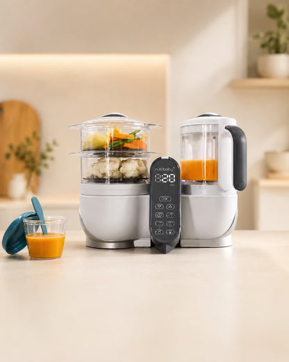 Cuiseur À Vapeur Nutribaby(+) Loft White Babymoov
