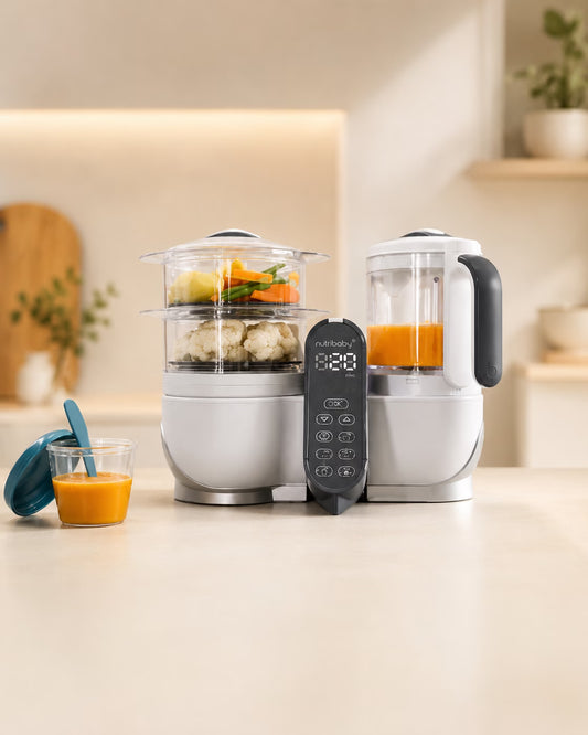 Cuiseur À Vapeur Nutribaby(+) Loft White Babymoov