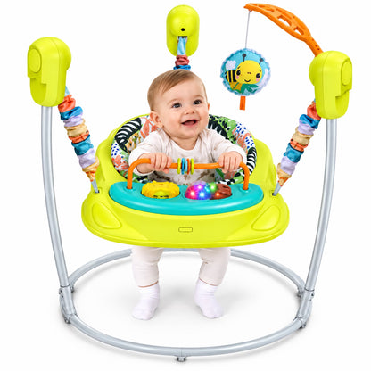Monbébé Baby Jumper – Aire d’éveil à rebonds avec Jaune