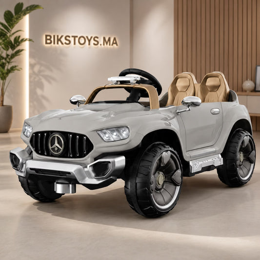 Voiture Électrique Enfant 12V Style Mercedes SUV 4×4 – Gris