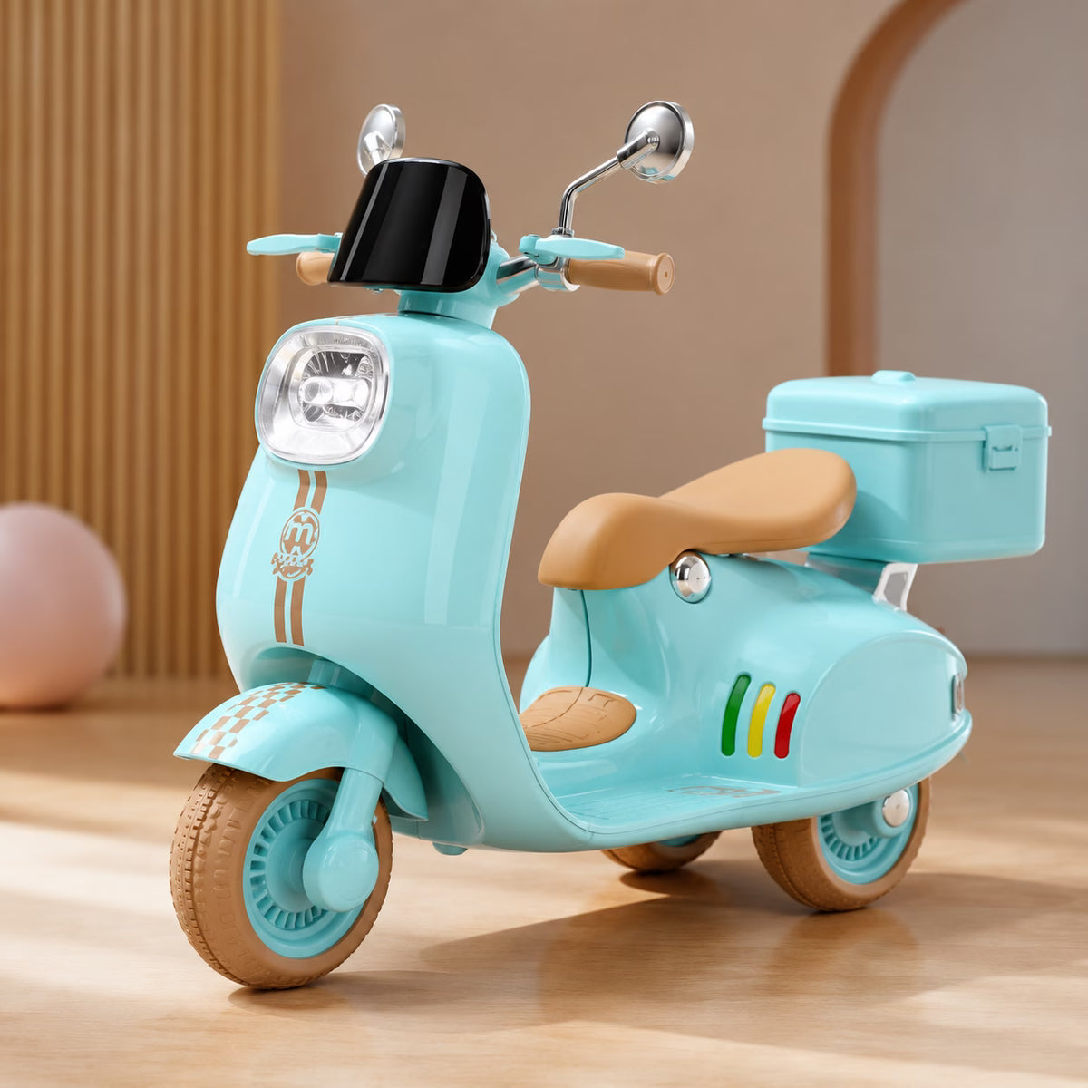 Moto Vespa Électrique 12V bleu