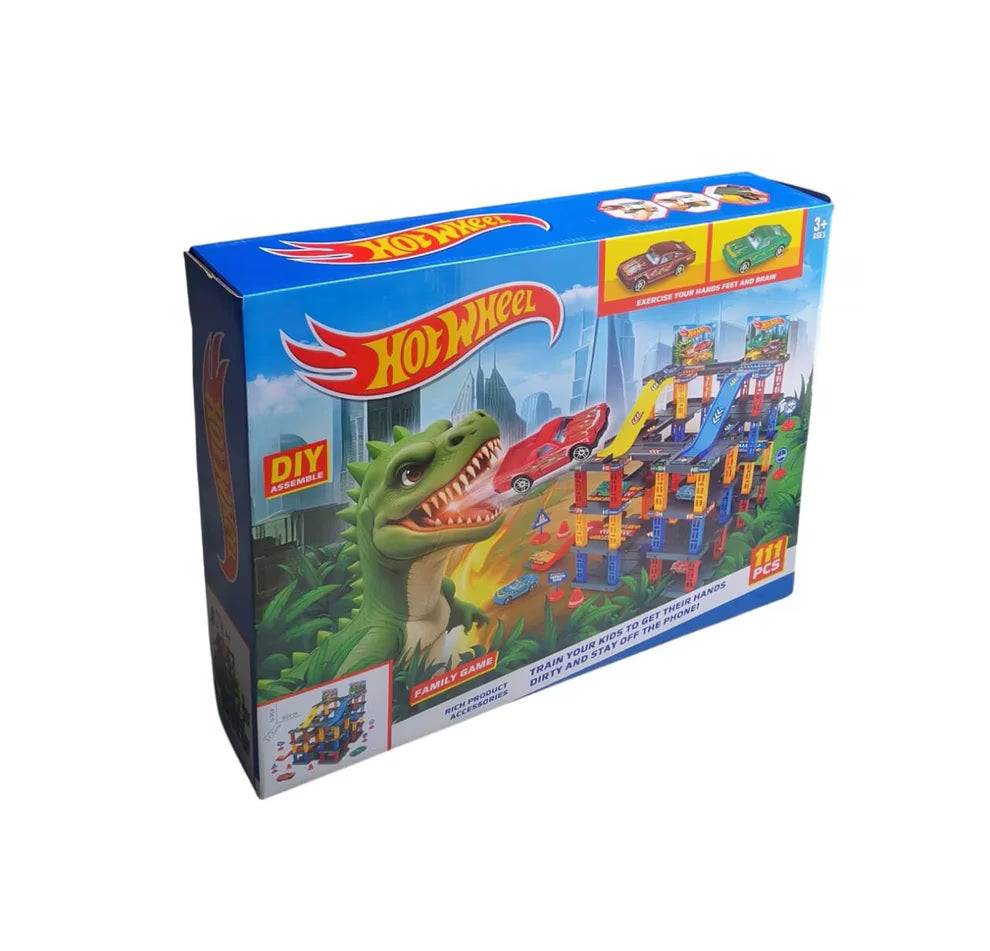 Circuit Hot Wheels Dino – 111 pièces