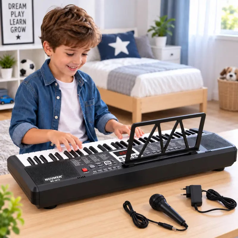 Piano Électronique Enfant NOUMEN BX-1612 avec Microphone