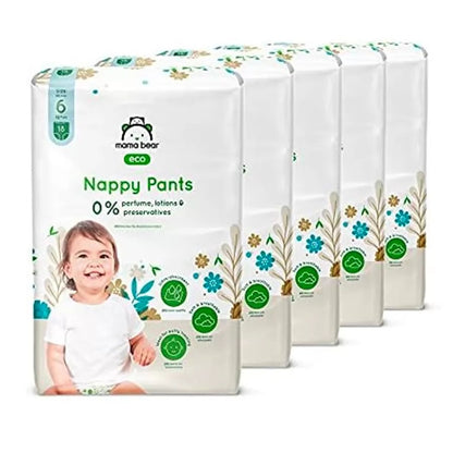 Mama Bear Couches bébé Écologiques Ultra Absorbantes Taille 5 (12-18 kg) 44 couches