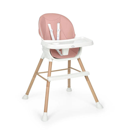 Chaise haute bébé Mika Plus rose – MS