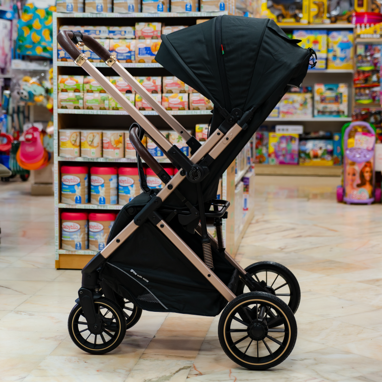 Poussette réversible avec couvre-jambes – 6530B PRO – Kidilo