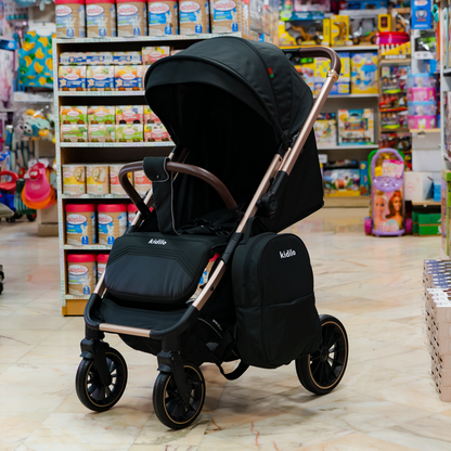 Poussette réversible avec couvre-jambes – 6530B PRO – Kidilo