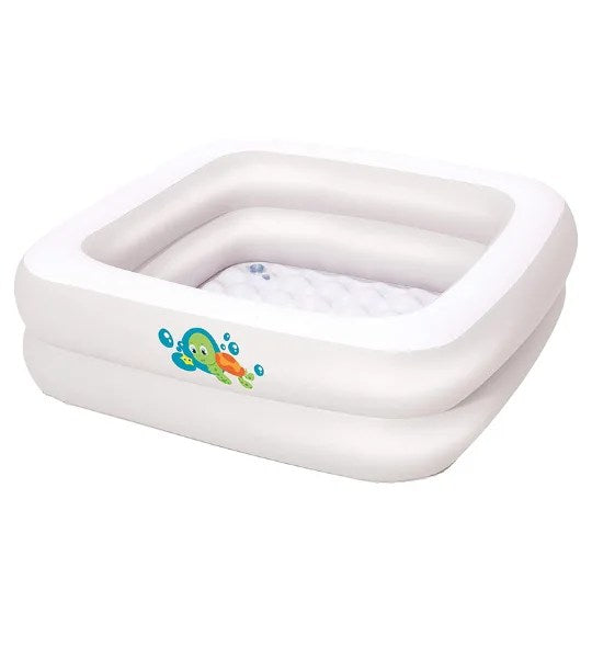BESTWAY – Baignoire Gonflable Carrée Pour Bébé Fluo