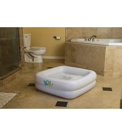 BESTWAY – Baignoire Gonflable Carrée Pour Bébé Fluo