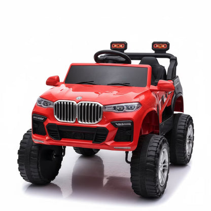 Voiture Électrique Enfant BMW 4×4 12V Rouge avec Télécommande