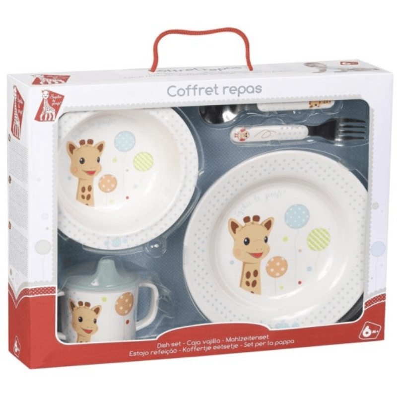 COFFRET REPAS BALLONS SOPHIE LA GIRAFE